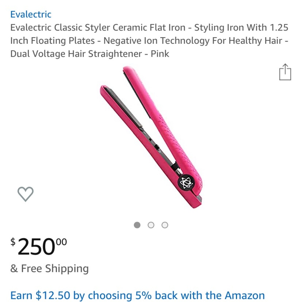 Hair straightener